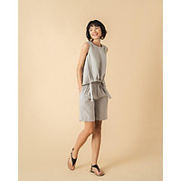 Áo Linen Becoming Discover F2 AK452 Màu Xám