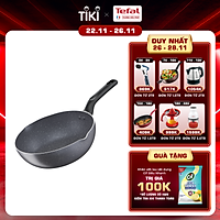 Chảo chiên sâu lòng Tefal Natura B2266695 28cm - Chống dính tuyệt vời- Báo nhiệt thông minh - Hàng chính hãng