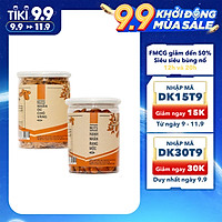 COMBO SIÊU TIẾT KIỆM - 1 Hũ Hạt Hạnh Nhân DK Harvest 250g + 1 Hũ Hạt Óc Chó DK Harvest 200g