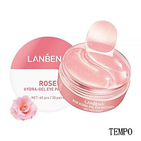 (Hàng Mới Về) Mặt Nạ Mắt Collagen Hoa Hồng Dưỡng Ẩm Làm Sáng Da Lanbena