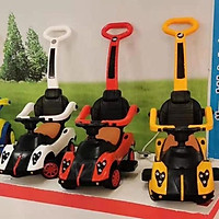 xe chòi chân oto có tay đẩy và nhạc cho bé