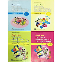 Combo Tuyển Chọn Trò Chơi Bài Hát Thơ Ca Truyện Câu Đố Theo Chủ Đề (tặng kèm 1 tẩy như hình)