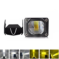 1Pair LED Spotlight Headlight External Far Light For Motorcycle Automotive Projector Lens