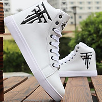 Giày Thể Thao Nam Sneaker Cao Cổ Họa tiết Hottrend 2021 - CCHV