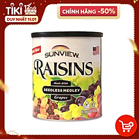 Nho Khô Mỹ Không Hạt Sunview Raisins 425g (Nho Thập Cẩm)
