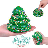 Siaonvr Stress Reliever Christmas Tree Scented Super Slow Rising Kids Toy Squeeze Toy