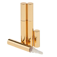 3 Pack 5 ML Empty Nail Oil Twist Pen Reusable Cosmetic Container Lip Gloss Brush Applicators Eyelash Liquid Tubes
