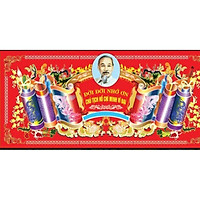 Tranh dán tường 3D cuốn thư, bàn thờ