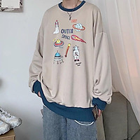 Áo sweater unisex form rộng 1987 nam nữ phong cách ulzzang Wind thu đông