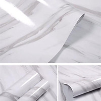 Giấy dán tường đá hoa cương trắng trang trí nhà cửa, dán tường phòng khách, phòng ngủ, cửa hàng, làm phông nền chụp hình