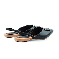 Giày búp bê Slingback mũi nhọn nơ khóa thời trang PABNO PN16010