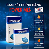 Bao cao su kéo dài thời gian POWER MEN Viagra chính hãng chống xuất tinh sớm, siêu mỏng bcs nhiều gel cao cấp, truyền nhiệt cực tốt khi quan hệ