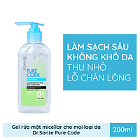 Gel rửa mặt Micellar Pure Cоde dành cho mọi loại da 200ml