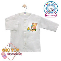 ÁO TAY DÀI CÚC GIỮA COTTON HELLO B&B