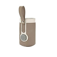 USB Bé Bình Di Động Du Lịch Hâm Sữa Điều Chỉnh 3 Tốc Độ Trẻ Sơ Sinh Bú Bình Đun Nóng Nắp Cách Nhiệt Bình Giữ Nhiệt