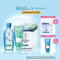 Bộ sản phẩm dành cho da mụn Senka (A.L.L Clear Water Fresh 230ml+SRM Acne Care 100g+Mặt nạ 25mlx3)_95121