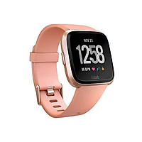 Fitbit Versa Smart Watch, Black/Black Aluminium, One Size (S & L Bands Included)