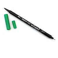 Bút lông hai đầu màu nước Marvy LePlume II 1122 - Brush/ Extra fine tip - Apple Green (97)