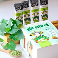 Bột Diếp Cá Dalahouse – Bột Rau Củ Hữu Cơ (Hộp 20 Gói x 3gr) Hỗ Trợ Làm Đẹp Da, Kháng Viêm, Tiêu Hóa Tốt, Tạo Màu Sắc Cho Món Ăn Của Bé