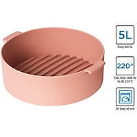 Khay Silicone Dành Cho Nồi Chiên Không Dầu Và Lò Vi Sóng Lock&Lock CKB002 - Hàng Chính Hãng