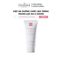 Mặt nạ dưỡng chất làm trắng thanh lọc da G-White Tegoder Whitening lux mask 50 ml mã 1098