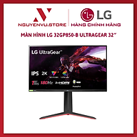 Màn hình LCD LG 32" UltraGear 32GP850-B Nano IPS 1ms Hàng Chính Hãng