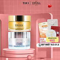 Combo Kem Nâng Tone, Giảm Thâm Nám Xóa Mờ Nếp Nhăn Epona 50ml