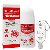 Lăn Khử Mùi ANGEL’S LIQUID Dưỡng Trắng Giảm Thâm Glutathione KOREA. Tặng 1 Chai Gel Móc Khóa ST Beauty 30ml