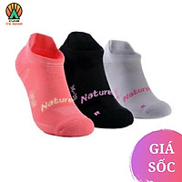 Tất Thể Thao Nữ NatureHike NH17A015-W Chuyên Dụng Tennis, Chạy Bộ, Đệm Bảo Vệ Kháng Khuẩn