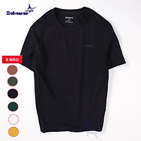 Áo thun nam cổ tròn HAHAMAN vải Cotton co giãn,dày dặn cao cấp CT06002