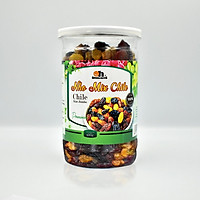 Nho Khô Mix 3 màu Smile Nuts hũ 600g - Nhập khẩu từ Chile (Nho khô 3 màu gồm Nho đen, Nho đỏ và Nho vàng)