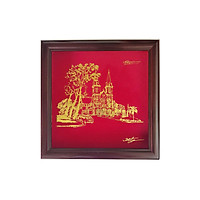Tranh Nét Vàng - Nhà thờ Đức Bà