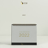 LỊCH BÀN ÉP KIM 2022 - Có lịch âm - Checklist mỗi tháng - STHM stationery
