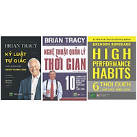 Sách - Combo 3 Cuốn Sách Kỷ Luật Tự Giác, Nghệ Thuật Quản Lý Thời Gian, 6 Thói Quen Làm Việc Hiệu Quả ( Kèm sổ tay )