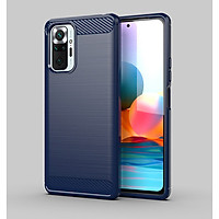 Ốp lưng chống sốc Vân Sợi Carbon cho Xiaomi Redmi Note 10 Pro - Hàng nhập khẩu