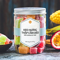 Kẹo hương thập cẩm dẻo L'angfarm, 350g, hũ, mẫu nắp nhôm