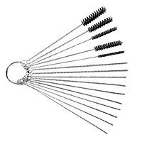 Jet Cleaning Brushes, Carb Carburetor Cleaners 15pcs Nylon Brushes & Cleaning Needles + Cleaning Wires Set + Hexagon