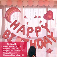 Bộ phụ kiện bóng trang trí sinh nhật Happy Birthday nhiều mẫu mới 2020