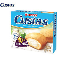 Bánh Custas Kem sữa (Milk) hộp 12 gói (282g)