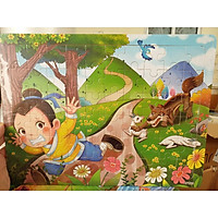 Tranh xếp hình gỗ 60 miếng dành cho bé - nhiều mẫu giao ngẫu nhiên