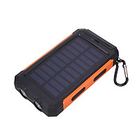 Solar Power Bank Battery Charger Portable Fast Charging Travel Compass Outdoor