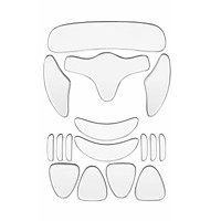 16PCS Face Wrinkle Patches Reusable Forehead Wrinkle Patches Smoothing and Reducing Silicone Anti-Wrinkle Patches for