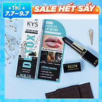 Son thải độc môi, tẩy da chết – KYS Chocolate Lip Detox