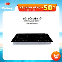 Bếp Đôi Điện Từ Cảm Ứng Đặt Âm SUNHOUSE SHB9101 - Chính Hãng