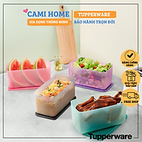 Bộ Hộp Bảo Quản Thực Phẩm Funtastic 3.1L, Bộ 4 Hộp Nhựa Nguyên Sinh Tupperware, An Toàn Chính Hãng