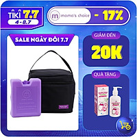 Túi Đá Khô Trữ Sữa Mama’s Choice, Giữ Lạnh Sữa Mẹ Lên Đến 14 Tiếng, Túi Giữ Nhiệt Bình Sữa, Đựng Và Giữ Ấm Đồ Ăn Cho Bé - Túi Giữ Nhiệt + 01 Đá