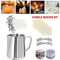DIY gifts Candle Making Kit Gift Candles Craft Tool Set Pouring Pot Wicks Wax Gift