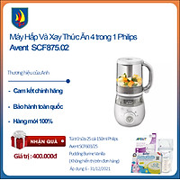 Máy Hấp Và Xay Thức Ăn 4 trong 1 Philips Avent SCF875.02