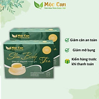 Trà hỗ trợ giảm cân Slim Body Tea Mộc Can giảm mỡ bụng cho vòng 2 thon gọn hộp 25 túi lọc