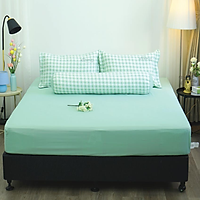Bộ ga chun Microfiber Xanh Lá Everon Lite ELM203 (4 món)
